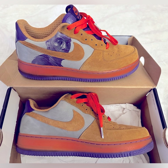 2007 Amare Stoudamire Nike Air Force one premium size Us 10 - Picture 1 of 5